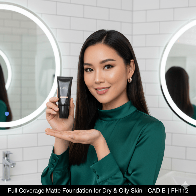 Base de Maquillaje Cobertura Total Mate | Piel Seca y Grasa | Tono Bella – CAD B - Lumyvita