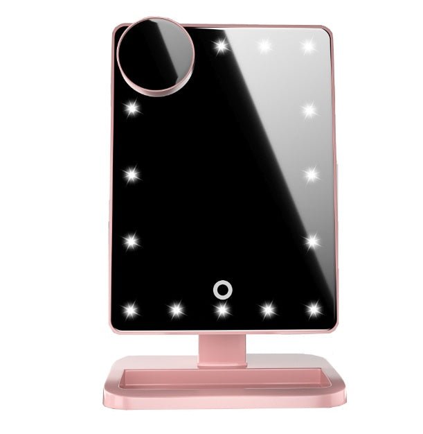 Espejo de Maquillaje LED con Bluetooth | 20 Luces y Aumento 10X - Lumyvita