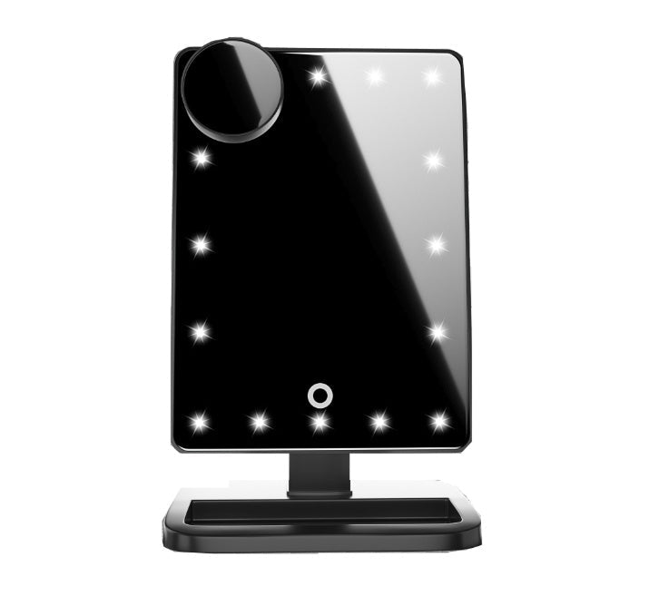Espejo de Maquillaje LED con Bluetooth | 20 Luces y Aumento 10X - Lumyvita