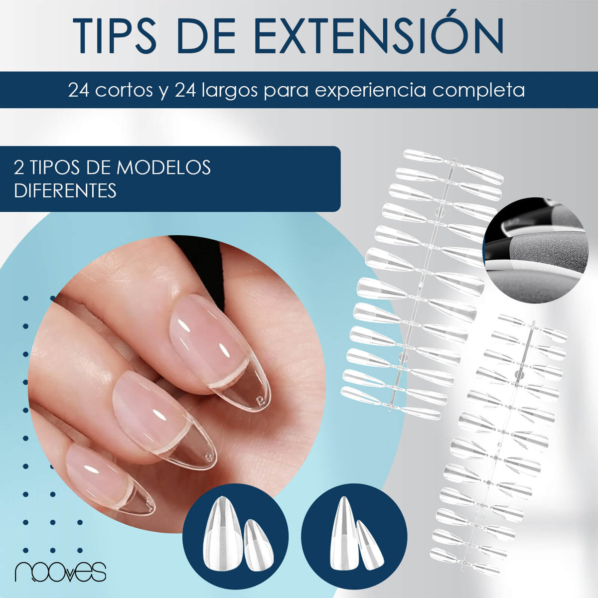Extensión Premium Kit - Pack de extensiones - Nooves Nails - Lumyvita
