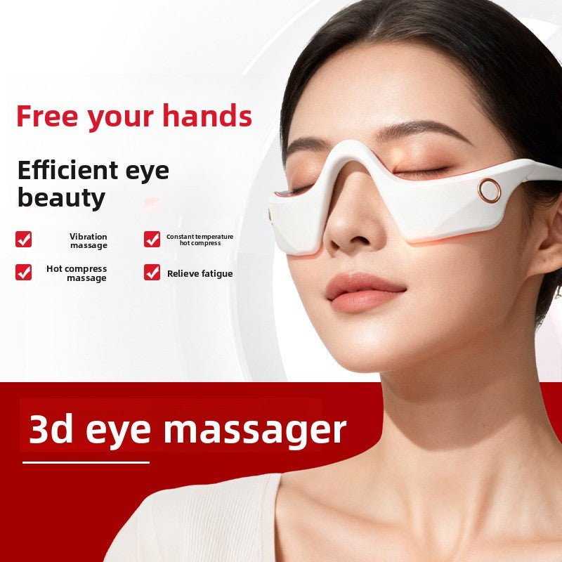 Masajeador de Ojos 3D | Calor, Vibración y Terapia de Luz para Aliviar la Fatiga - Lumyvita